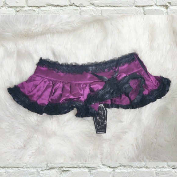 Living Dead Souls Dresses & Skirts - Living Dead Souls Deadstock Purple Micro Mini